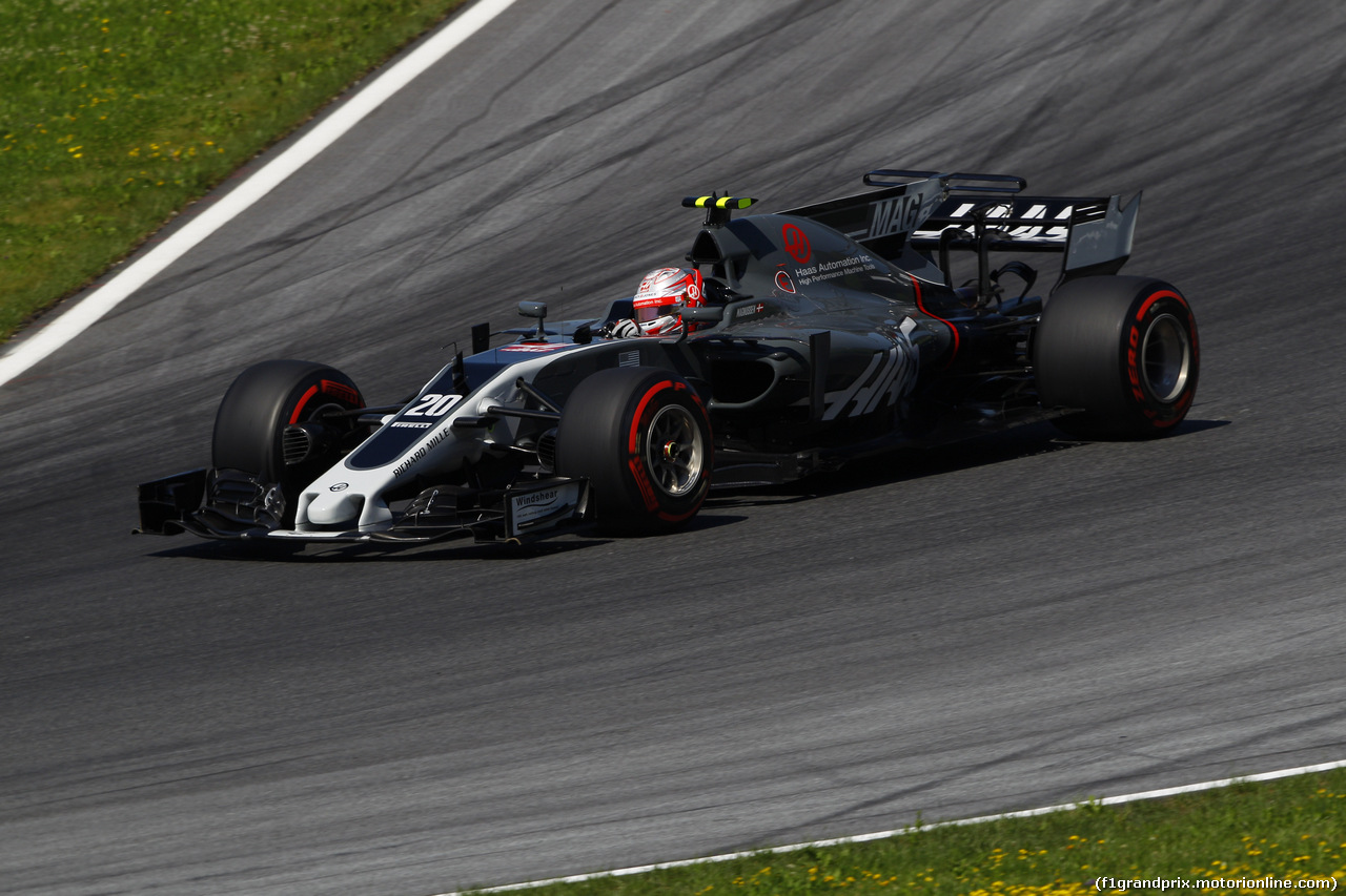 GP AUSTRIA, 07.07.2017- Prove Libere 1, Kevin Magnussen (DEN) Haas F1 Team VF-17