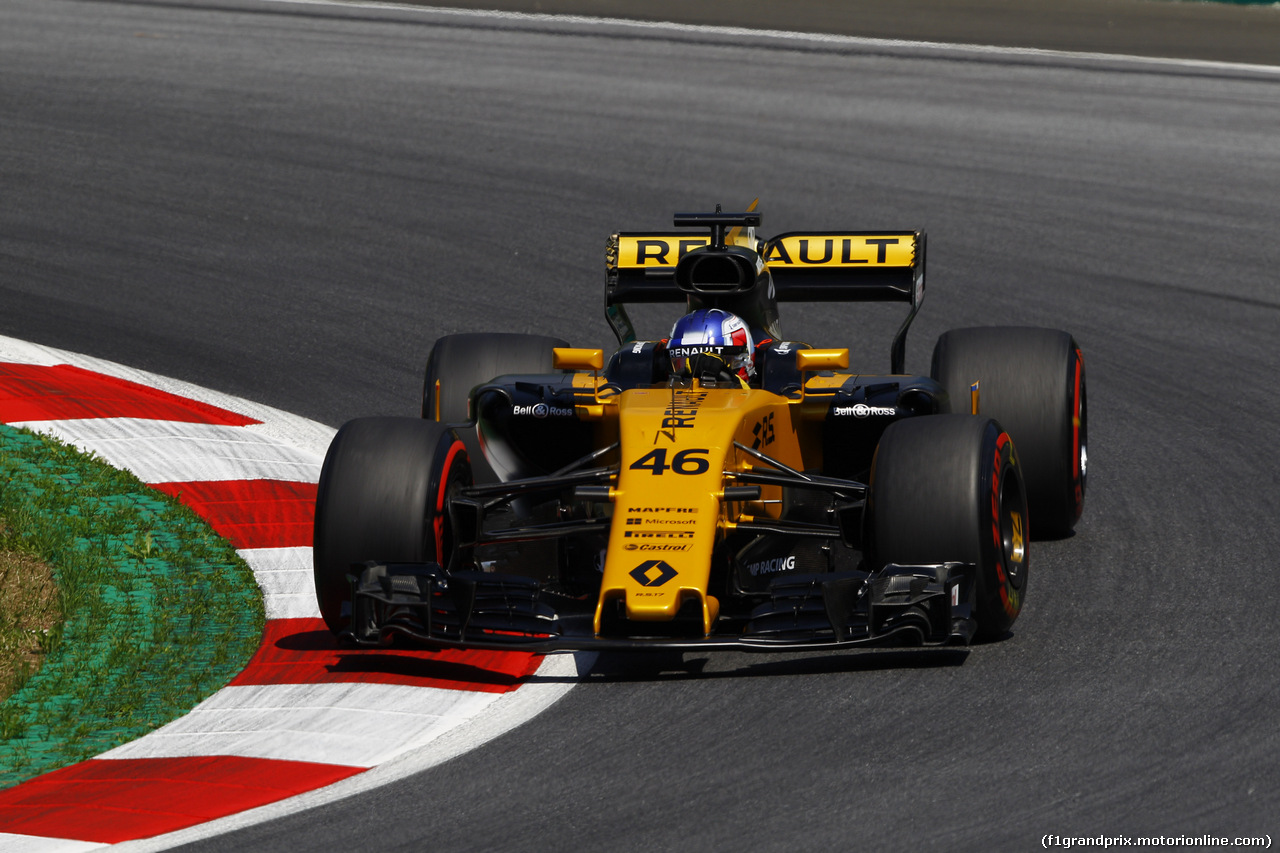 GP AUSTRIA, 07.07.2017- Prove Libere 1, Sergey Sirotkin (RUS) Renault Sport F1 Team RS17 3rd driver