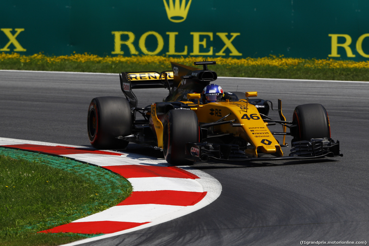 GP AUSTRIA, 07.07.2017- Prove Libere 1, Sergey Sirotkin (RUS) Renault Sport F1 Team RS17 3rd driver