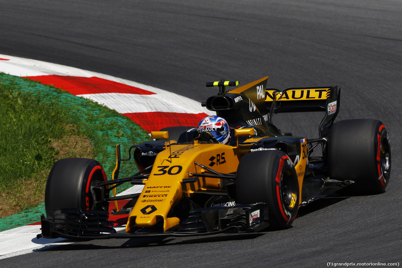 GP AUSTRIA, 07.07.2017- Prove Libere 1, Jolyon Palmer (GBR) Renault Sport F1 Team RS17