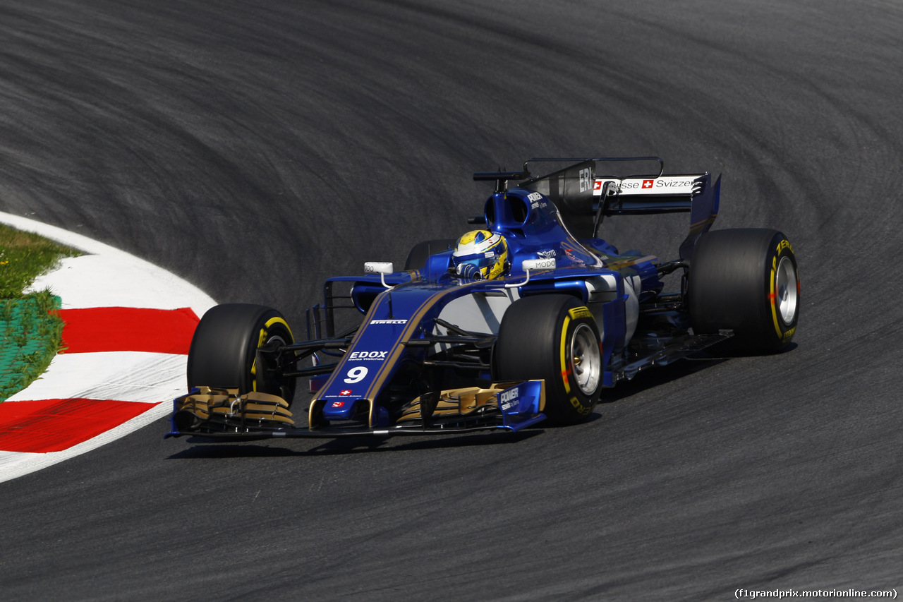GP AUSTRIA, 07.07.2017- Prove Libere 1, Marcus Ericsson (SUE) Sauber C36
