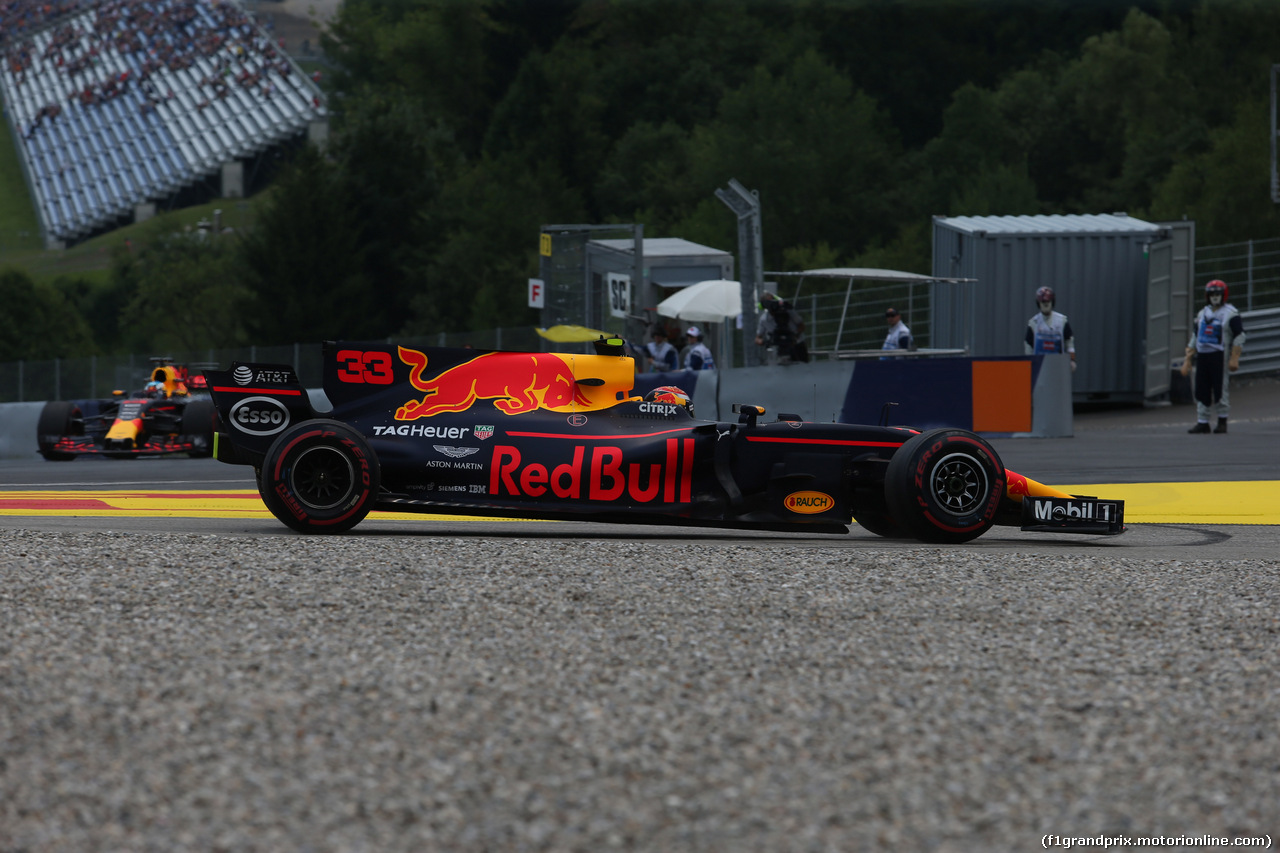 GP AUSTRIA, 07.07.2017- Prove Libere 1, Max Verstappen (NED) Red Bull Racing RB13