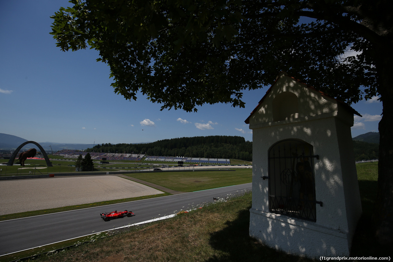GP AUSTRIA, 07.07.2017- Prove Libere 1, Sebastian Vettel (GER) Ferrari SF70H