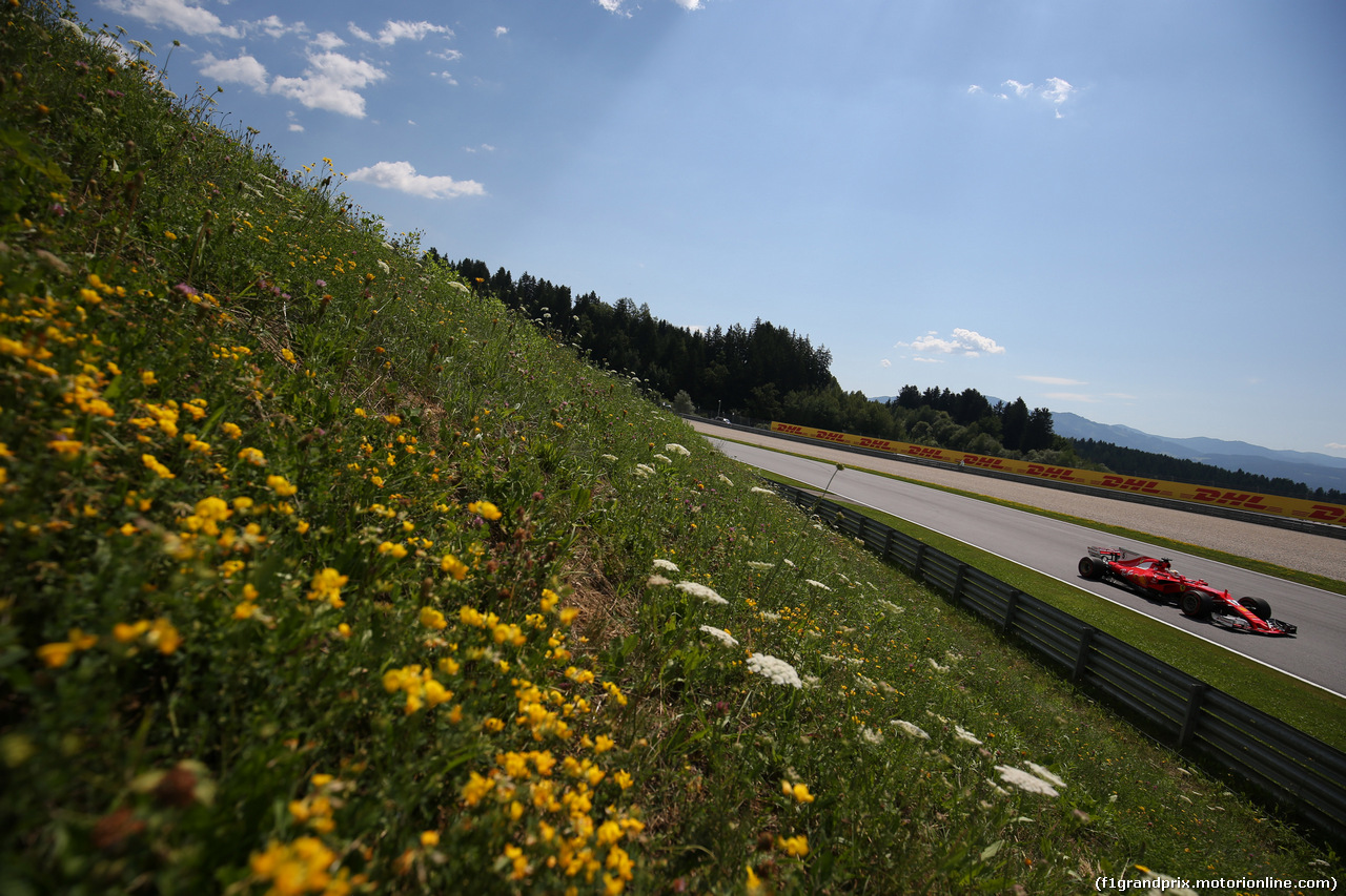 GP AUSTRIA, 07.07.2017- Prove Libere 1, Sebastian Vettel (GER) Ferrari SF70H