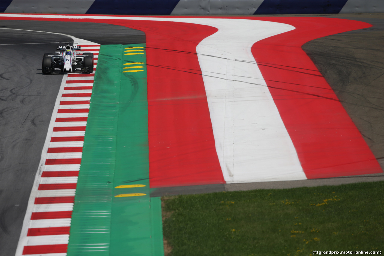GP AUSTRIA, 07.07.2017- Prove Libere 1, Felipe Massa (BRA) Williams F1 Team FW40