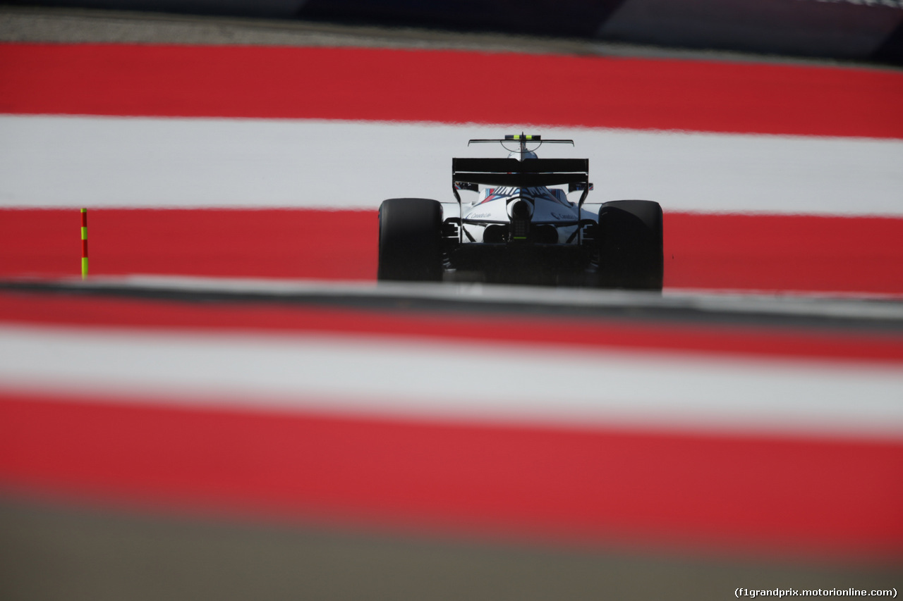 GP AUSTRIA, 07.07.2017- Prove Libere 1, Lance Stroll (CDN) Williams FW40