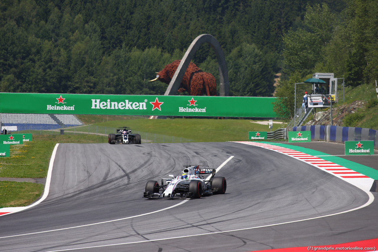 GP AUSTRIA, 07.07.2017- Prove Libere 1, Lance Stroll (CDN) Williams FW40