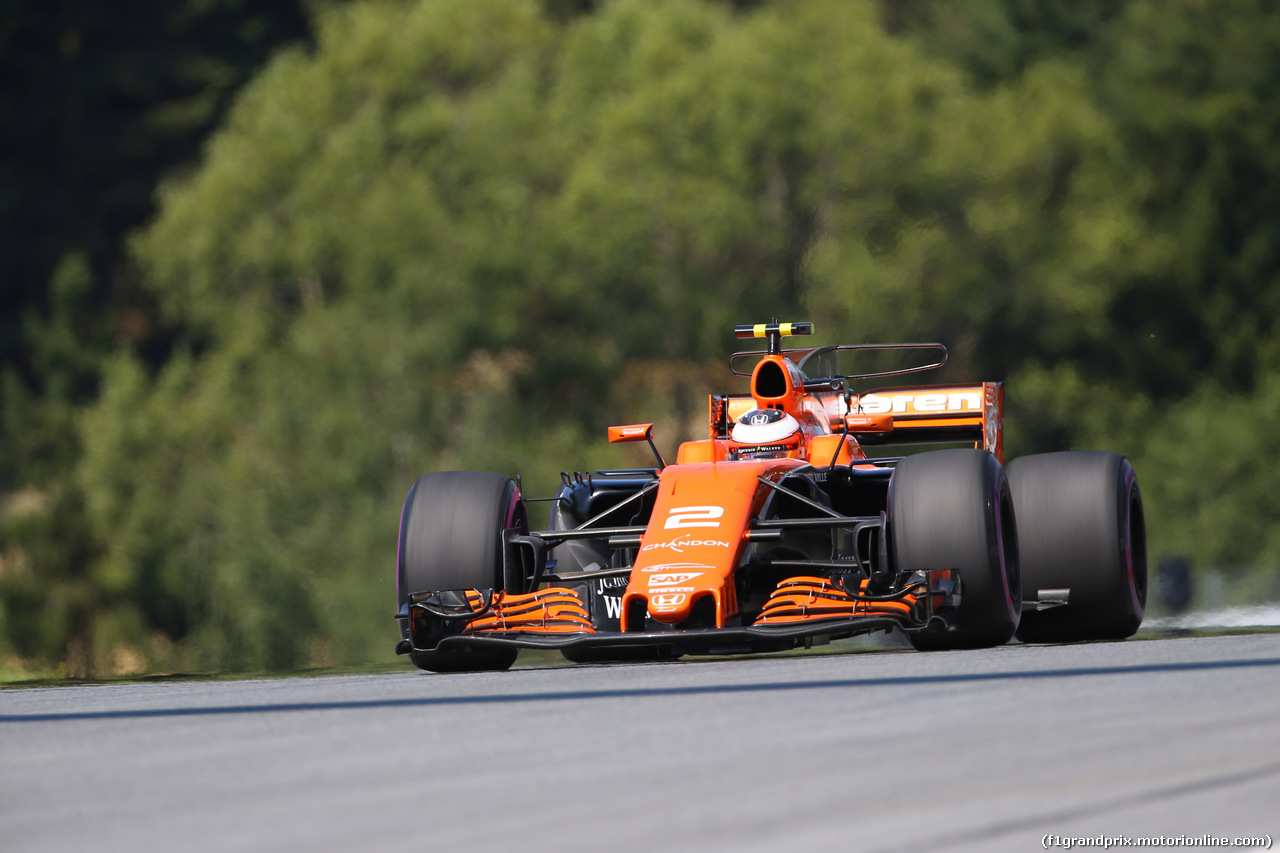 GP AUSTRIA, 07.07.2017- Prove Libere 1, Stoffel Vandoorne (BEL) McLaren MCL32