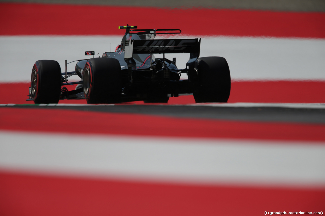 GP AUSTRIA, 07.07.2017- Prove Libere 1, Kevin Magnussen (DEN) Haas F1 Team VF-17