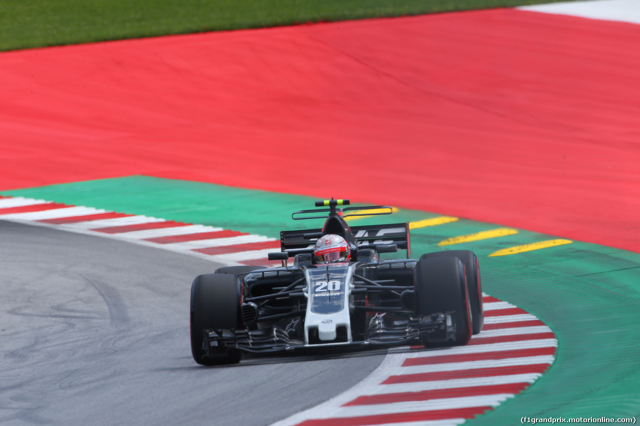 GP AUSTRIA, 07.07.2017- Prove Libere 1, Kevin Magnussen (DEN) Haas F1 Team VF-17