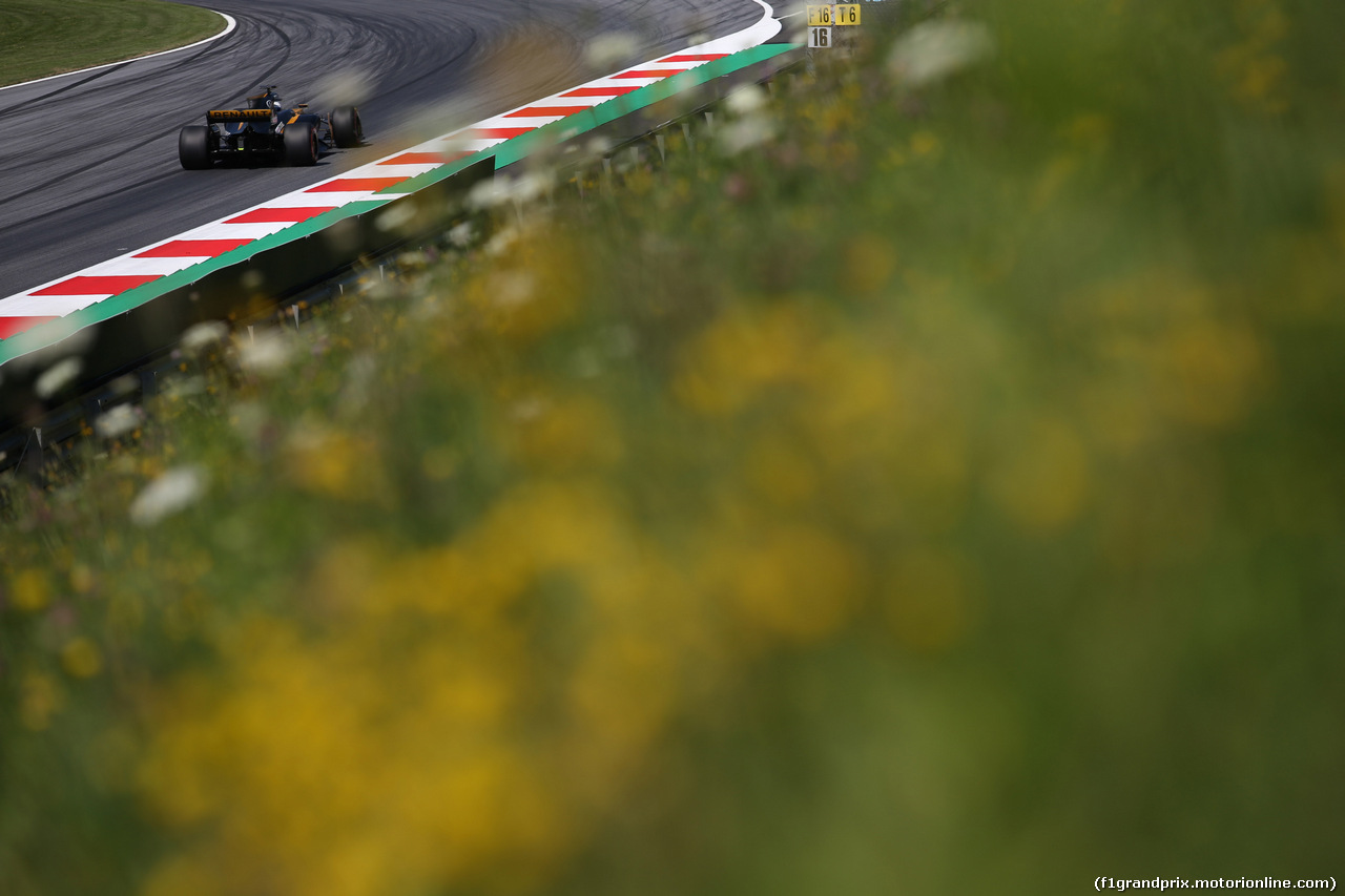 GP AUSTRIA, 07.07.2017- Prove Libere 1, Sergey Sirotkin (RUS) Renault Sport F1 Team RS17 3rd driver