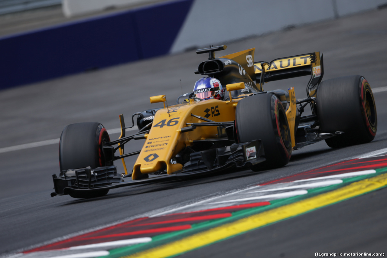 GP AUSTRIA, 07.07.2017- Prove Libere 1, Sergey Sirotkin (RUS) Renault Sport F1 Team RS17 3rd driver