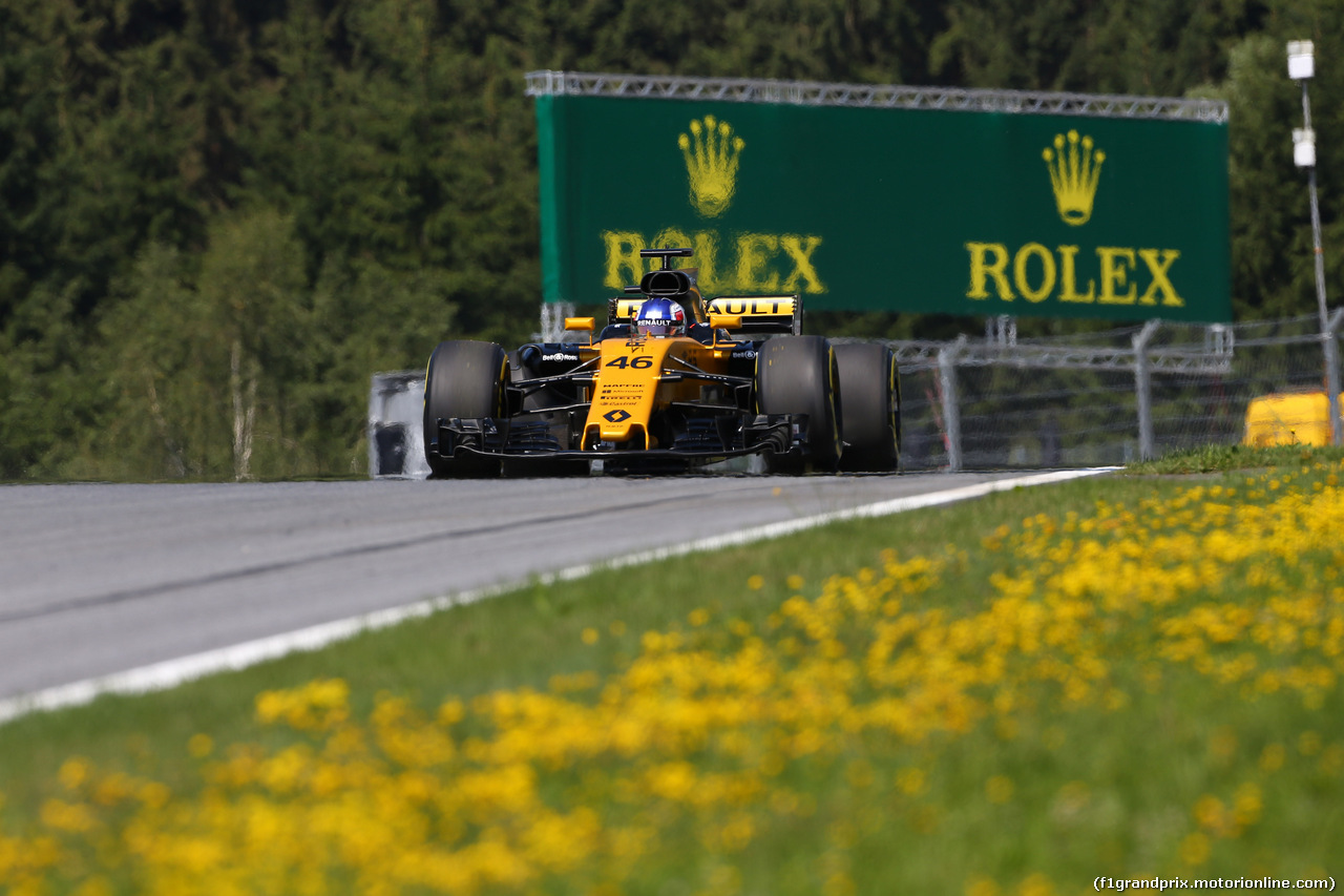 GP AUSTRIA, 07.07.2017- Prove Libere 1, Sergey Sirotkin (RUS) Renault Sport F1 Team RS17 3rd driver