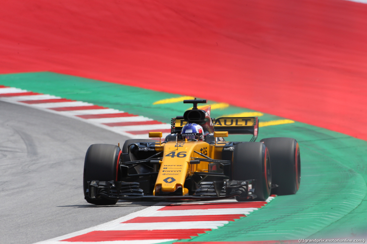 GP AUSTRIA, 07.07.2017- Prove Libere 1, Sergey Sirotkin (RUS) Renault Sport F1 Team RS17 3rd driver