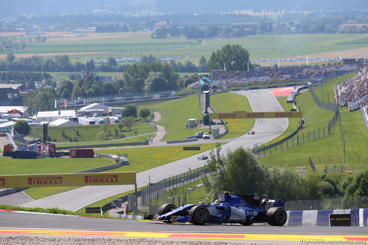 GP AUSTRIA, 07.07.2017- Prove Libere 1, Pascal Wehrlein (GER) Sauber C36