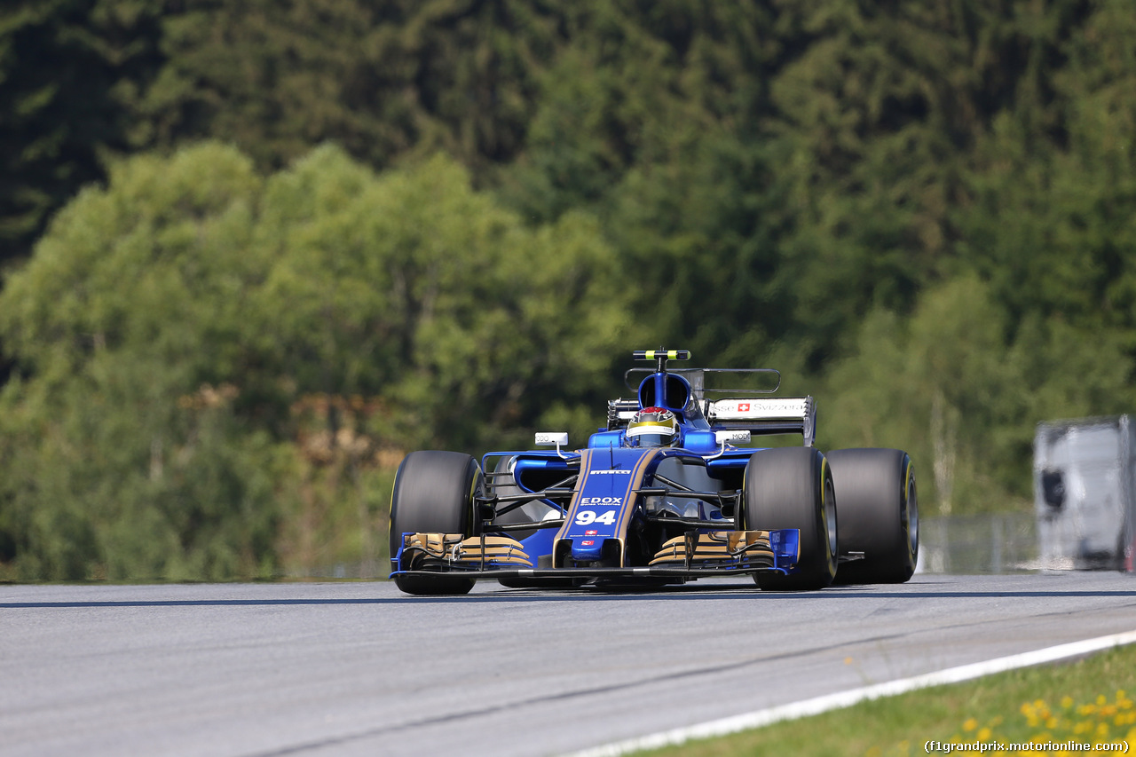 GP AUSTRIA, 07.07.2017- Prove Libere 1, Pascal Wehrlein (GER) Sauber C36