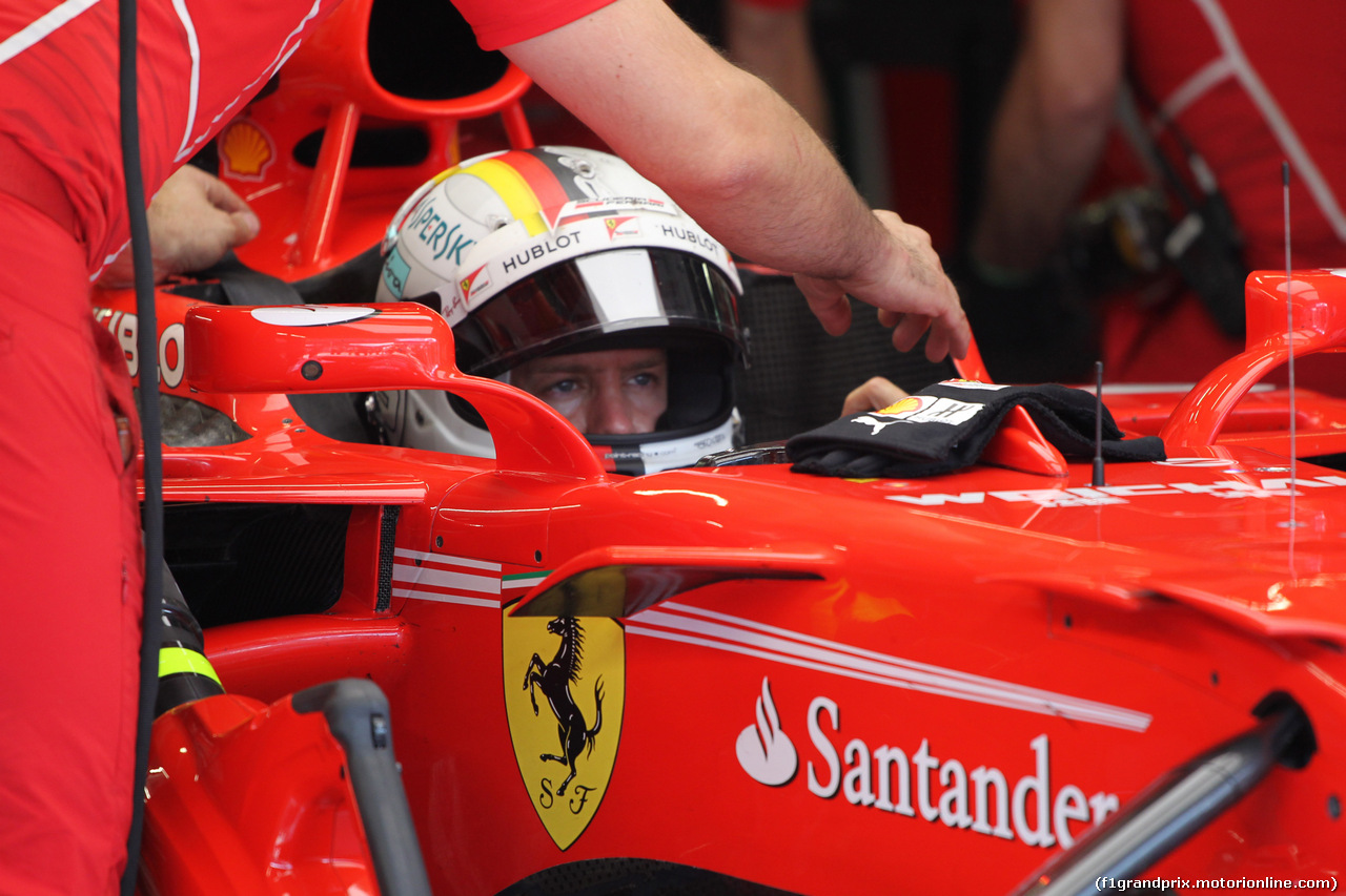 GP AUSTRIA, 07.07.2017- Prove Libere 2, Sebastian Vettel (GER) Ferrari SF70H