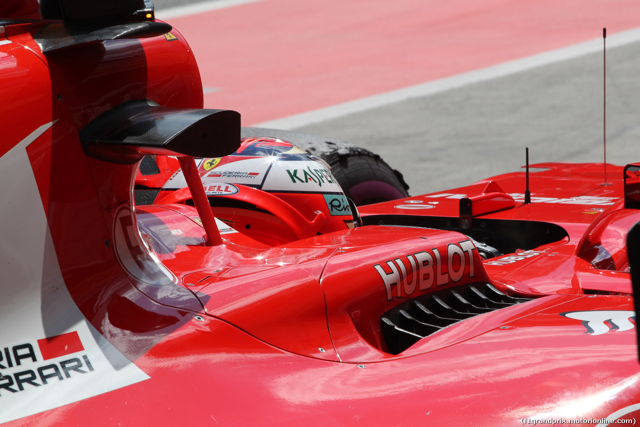 GP AUSTRIA, 07.07.2017- Prove Libere 2, Kimi Raikkonen (FIN) Ferrari SF70H