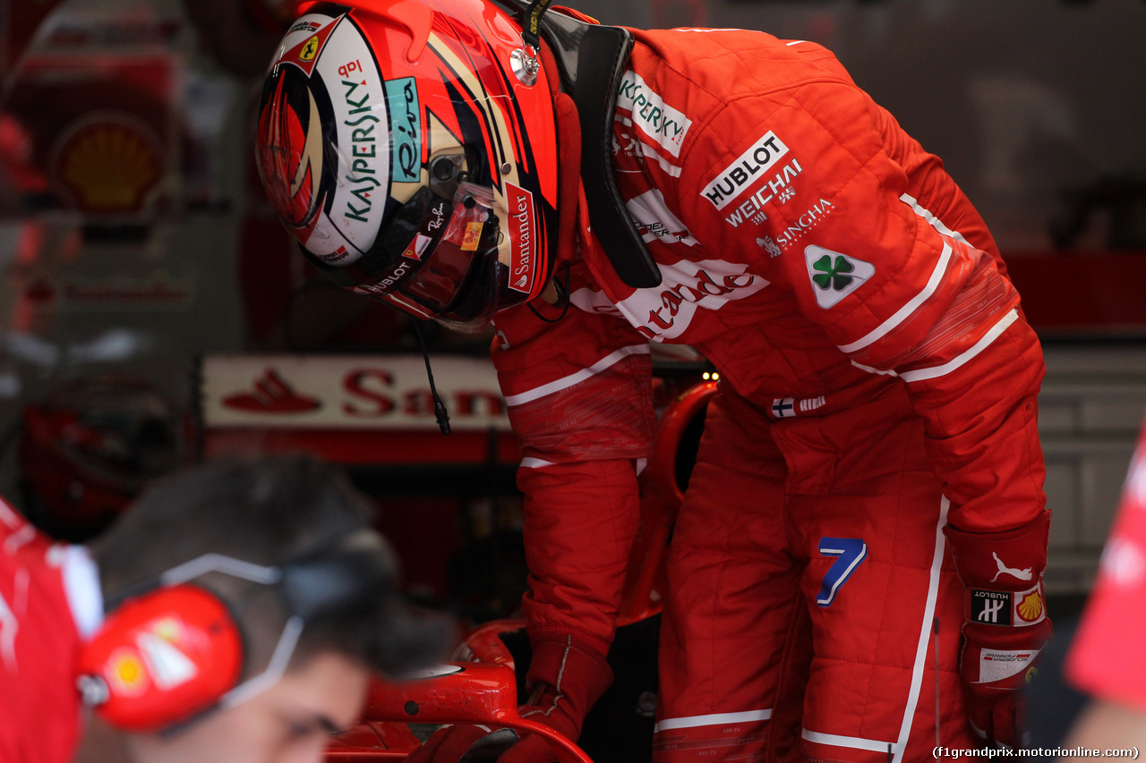 GP AUSTRIA, 07.07.2017- Prove Libere 2, Kimi Raikkonen (FIN) Ferrari SF70H