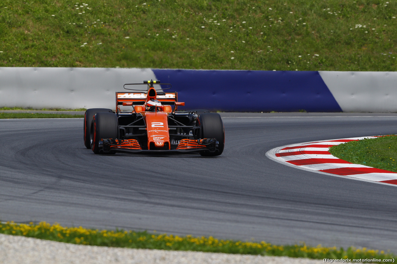 GP AUSTRIA, 07.07.2017- Prove Libere 2, Stoffel Vandoorne (BEL) McLaren MCL32