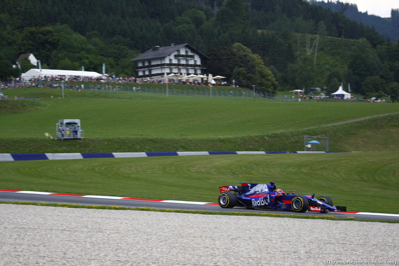 GP AUSTRIA, 07.07.2017- Prove Libere 2, Daniil Kvyat (RUS) Scuderia Toro Rosso STR12