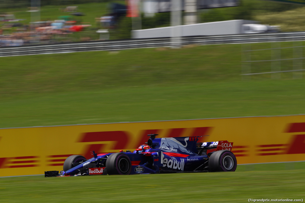 GP AUSTRIA, 07.07.2017- Prove Libere 2, Daniil Kvyat (RUS) Scuderia Toro Rosso STR12