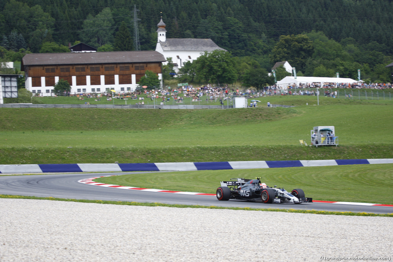 GP AUSTRIA, 07.07.2017- Prove Libere 2, Kevin Magnussen (DEN) Haas F1 Team VF-17
