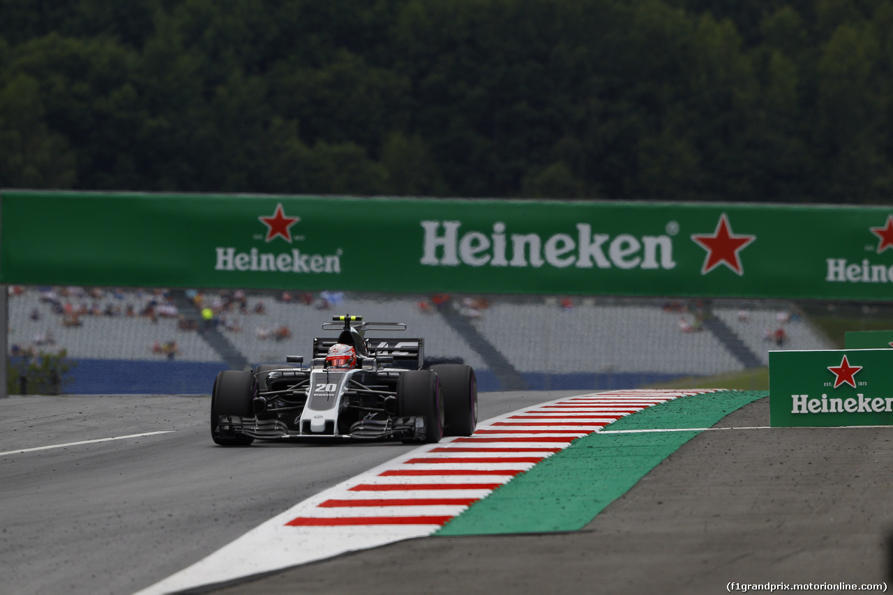 GP AUSTRIA, 07.07.2017- Prove Libere 2, Kevin Magnussen (DEN) Haas F1 Team VF-17