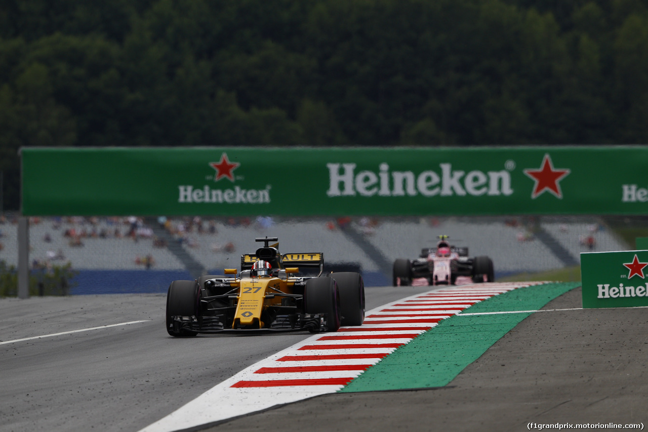 GP AUSTRIA, 07.07.2017- Prove Libere 2, Nico Hulkenberg (GER) Renault Sport F1 Team RS17