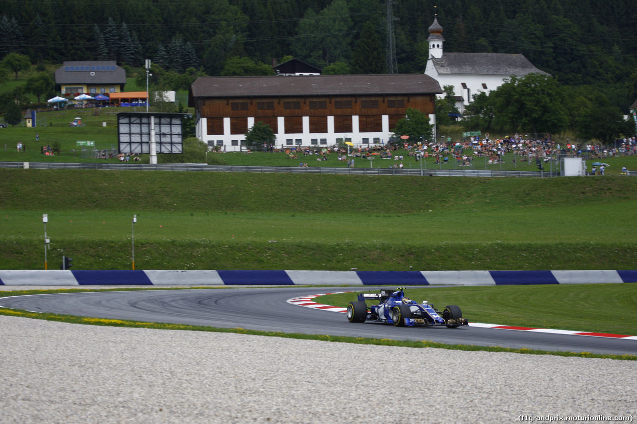 GP AUSTRIA, 07.07.2017- Prove Libere 2, Pascal Wehrlein (GER) Sauber C36