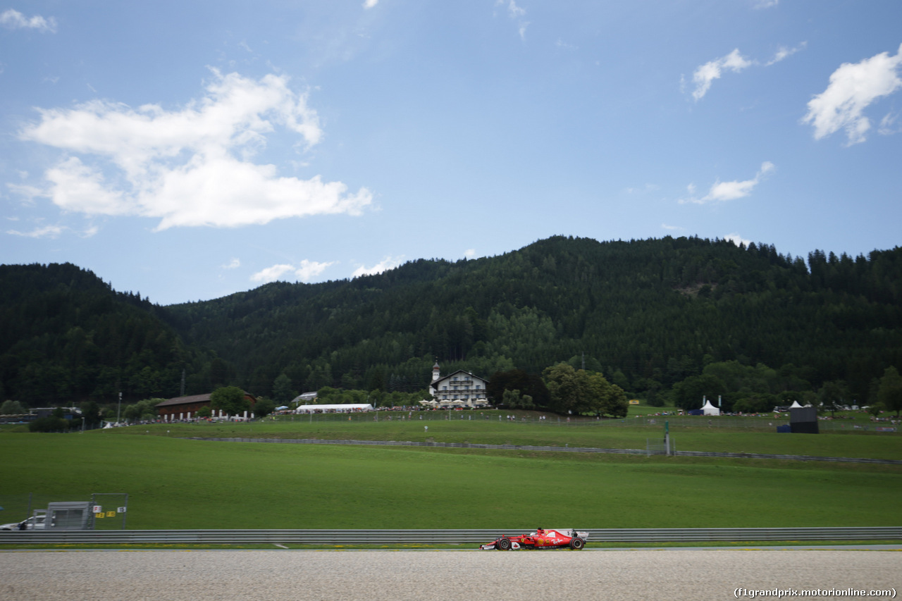 GP AUSTRIA, 07.07.2017- Prove Libere 2, Sebastian Vettel (GER) Ferrari SF70H