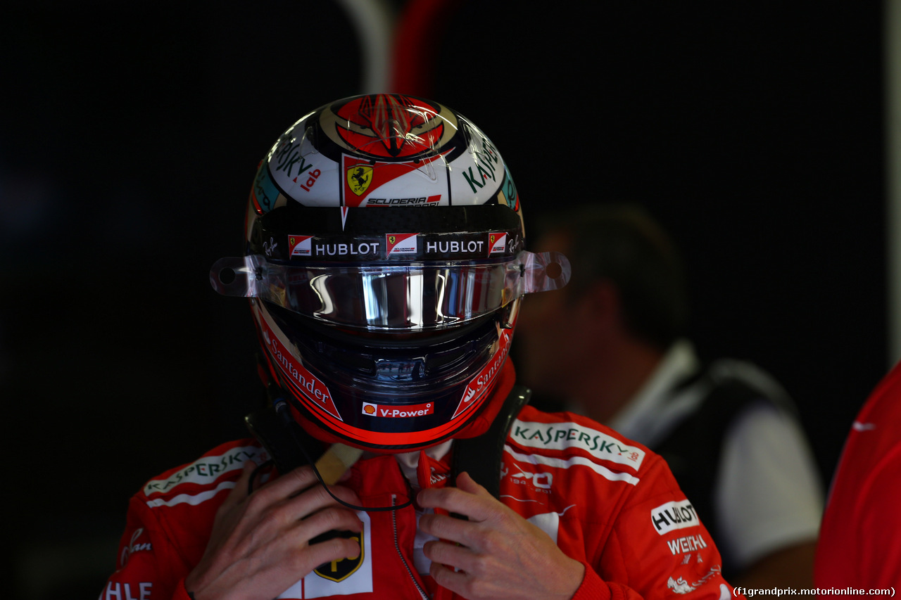 GP AUSTRIA, 07.07.2017- Prove Libere 2, Kimi Raikkonen (FIN) Ferrari SF70H