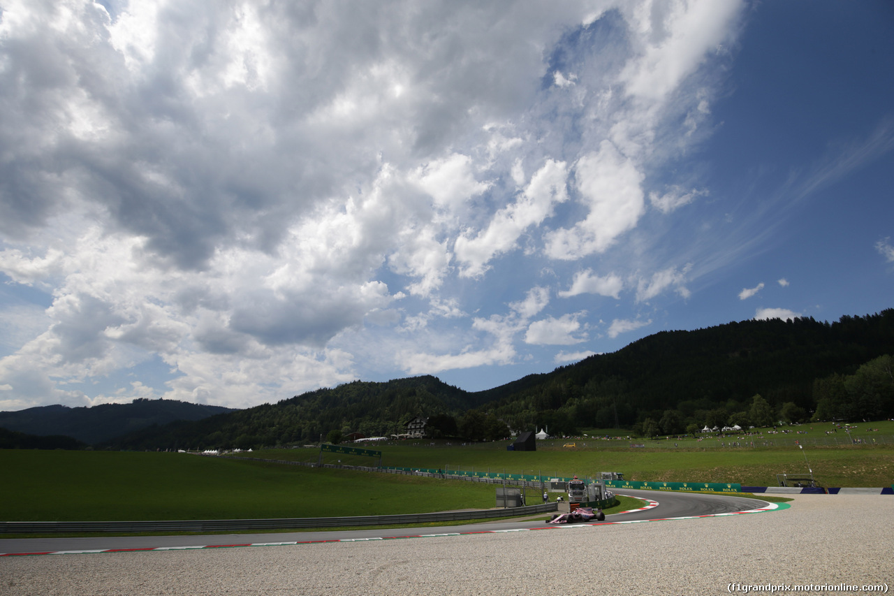 GP AUSTRIA, 07.07.2017- Prove Libere 2, Sergio Perez (MEX) Sahara Force India F1 VJM010