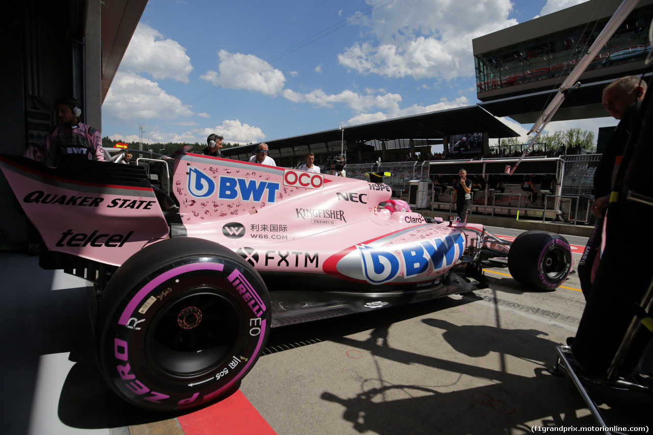 GP AUSTRIA, 07.07.2017- Prove Libere 2, Esteban Ocon (FRA) Sahara Force India F1 VJM10