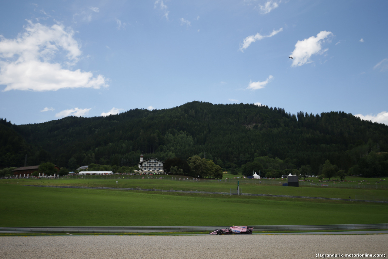 GP AUSTRIA, 07.07.2017- Prove Libere 2, Esteban Ocon (FRA) Sahara Force India F1 VJM10