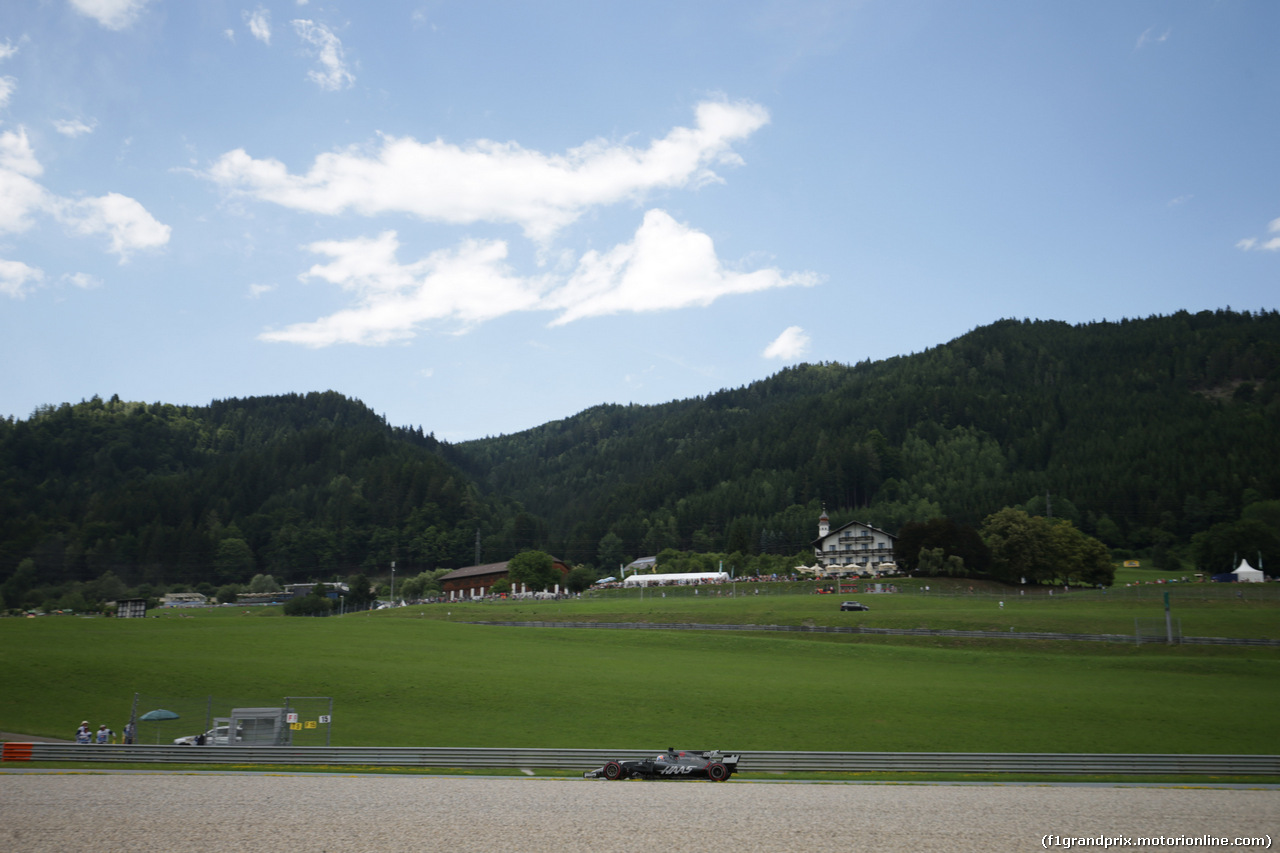 GP AUSTRIA, 07.07.2017- Prove Libere 2, Romain Grosjean (FRA) Haas F1 Team VF-17