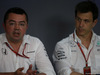 GP AUSTRIA, 07.07.2017- Venerdi' Press Conference, L to R Eric Boullier (FRA) McLaren Racing Director e Toto Wolff (AUT) Sporting Director Mercedes-Benz