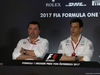 GP AUSTRIA, 07.07.2017- Venerdi' Press Conference, L to R Eric Boullier (FRA) McLaren Racing Director e Toto Wolff (AUT) Sporting Director Mercedes-Benz