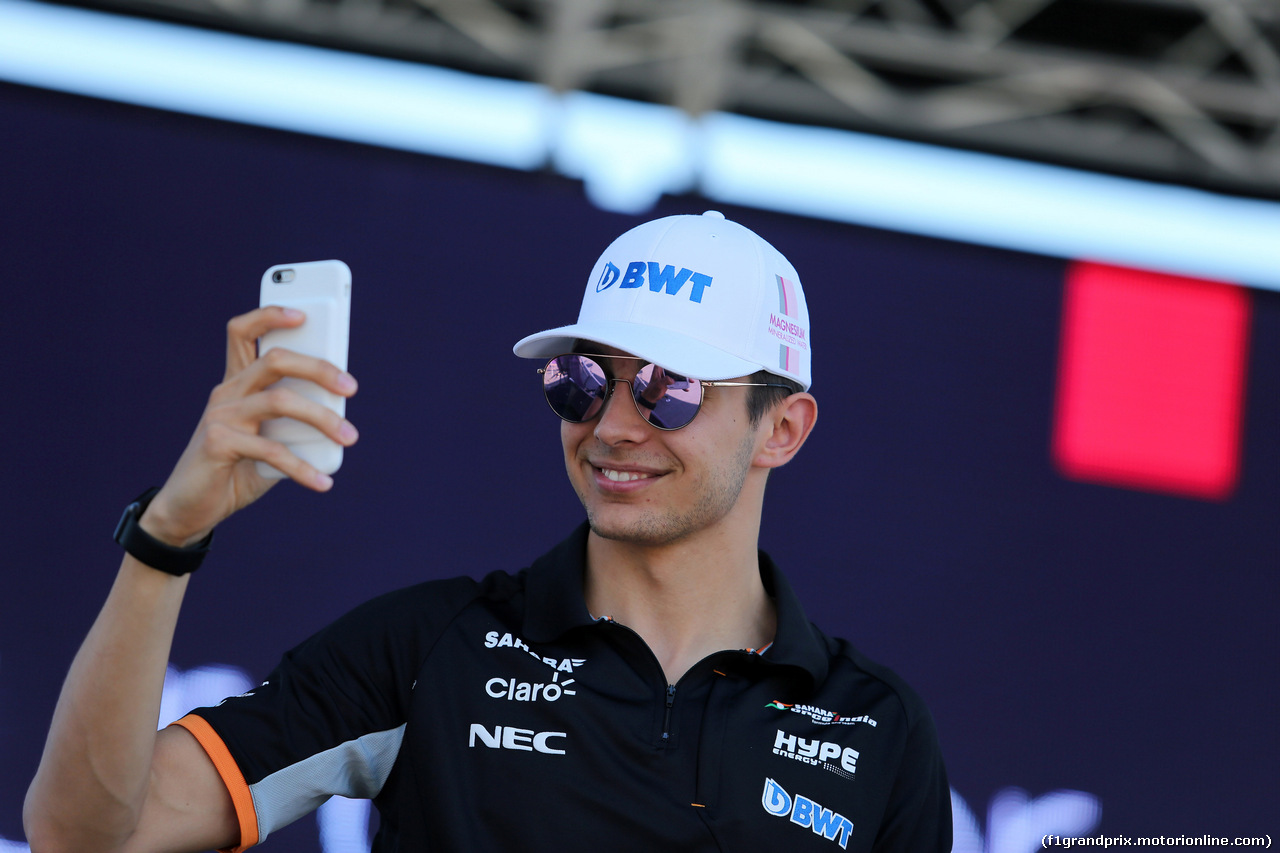 GP AZERBAIJAN, 25.06.2017 - Esteban Ocon (FRA) Sahara Force India F1 VJM10