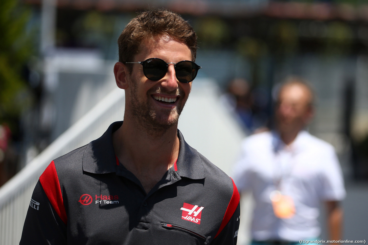 GP AZERBAIJAN, 25.06.2017 - Romain Grosjean (FRA) Haas F1 Team VF-17