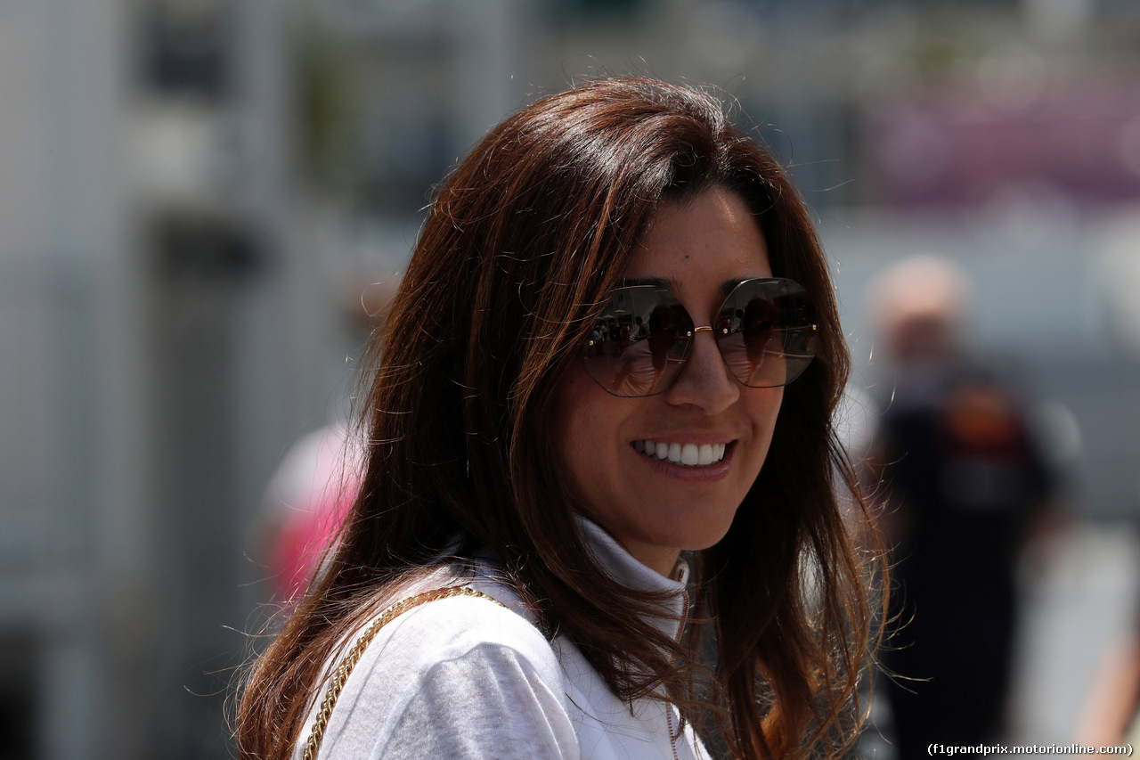GP AZERBAIJAN, 25.06.2017 - Fabiana Flosi (BRA), Wife of Bernie Ecclestone