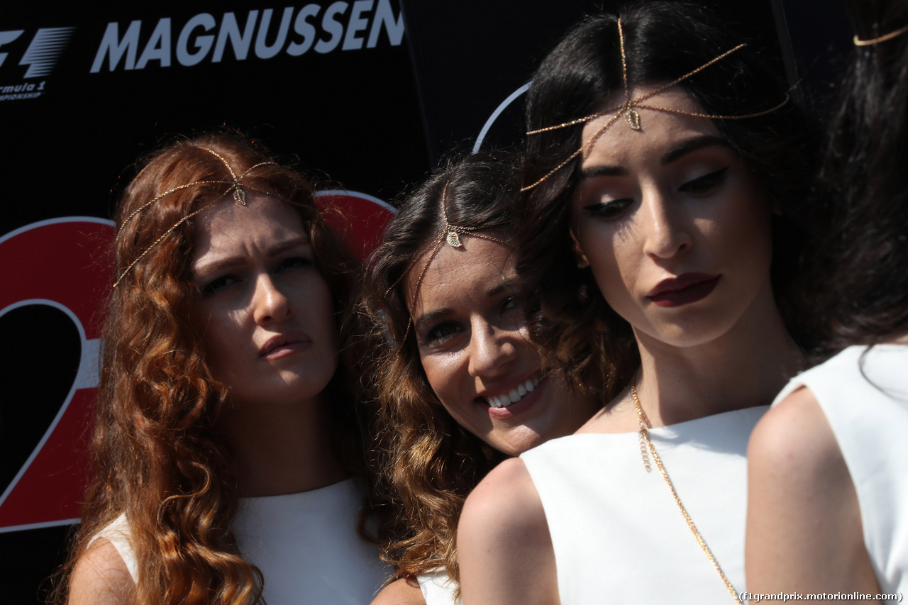 GP AZERBAIJAN, 25.06.2017 - griglia Ragazzas