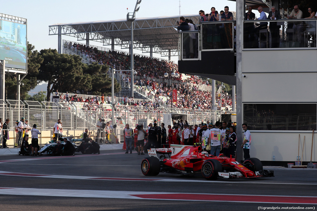 GP AZERBAIJAN, 25.06.2017 - Gara, Kimi Raikkonen (FIN) Ferrari SF70H