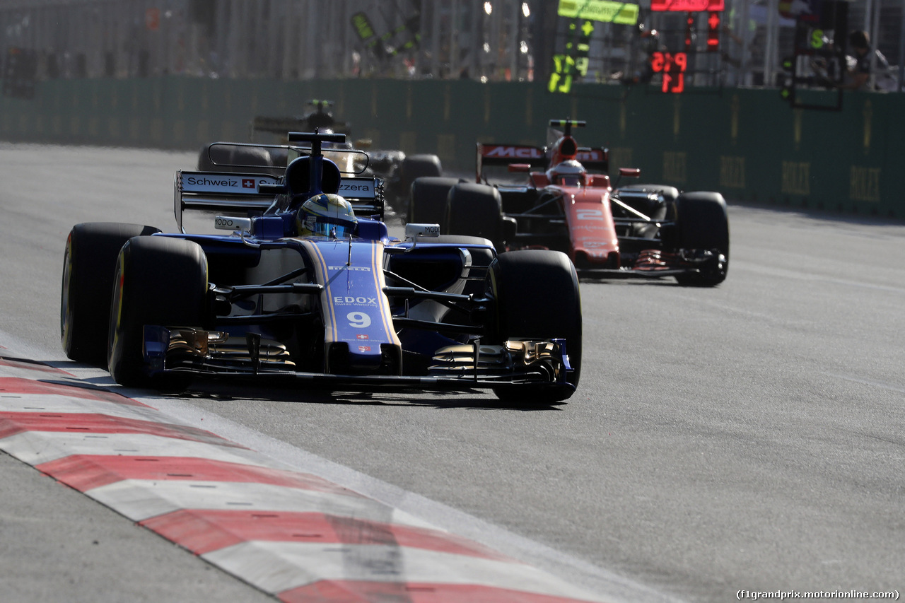 GP AZERBAIJAN, 25.06.2017 - Gara, Marcus Ericsson (SUE) Sauber C36