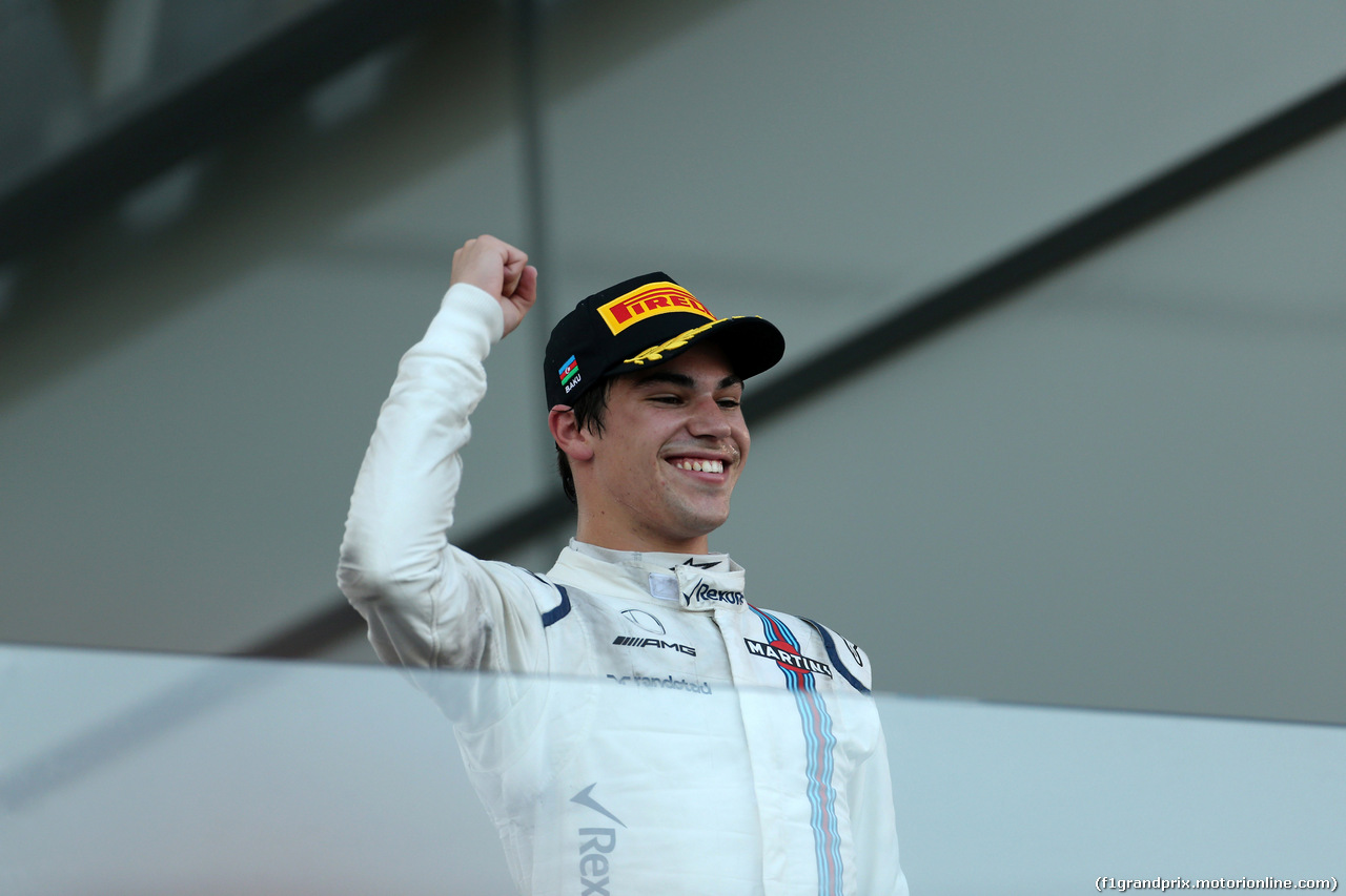 GP AZERBAIJAN, 25.06.2017 - Gara, 3rd place Lance Stroll (CDN) Williams FW40