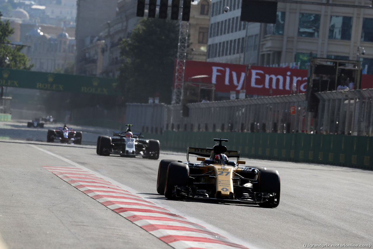 GP AZERBAIJAN, 25.06.2017 - Gara, Nico Hulkenberg (GER) Renault Sport F1 Team RS17