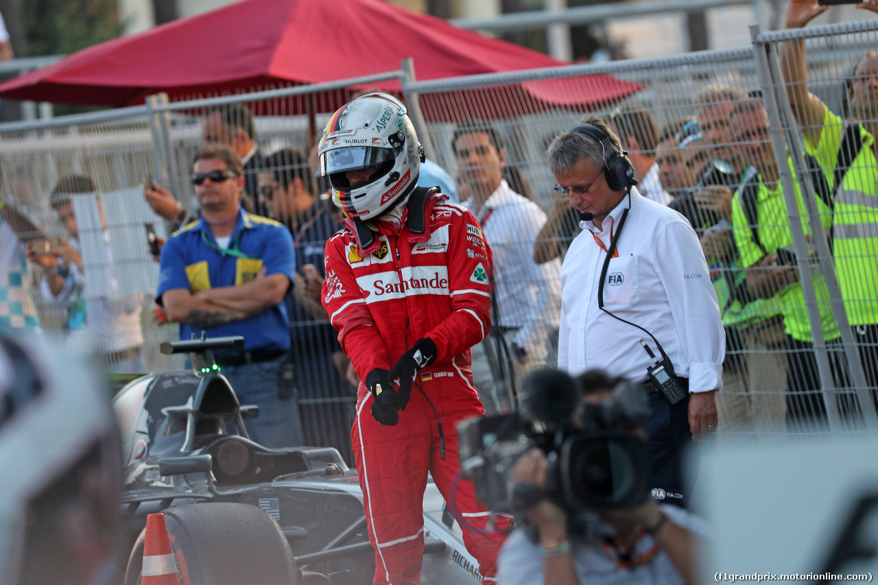 GP AZERBAIJAN, 25.06.2017 - Gara, Sebastian Vettel (GER) Ferrari SF70H