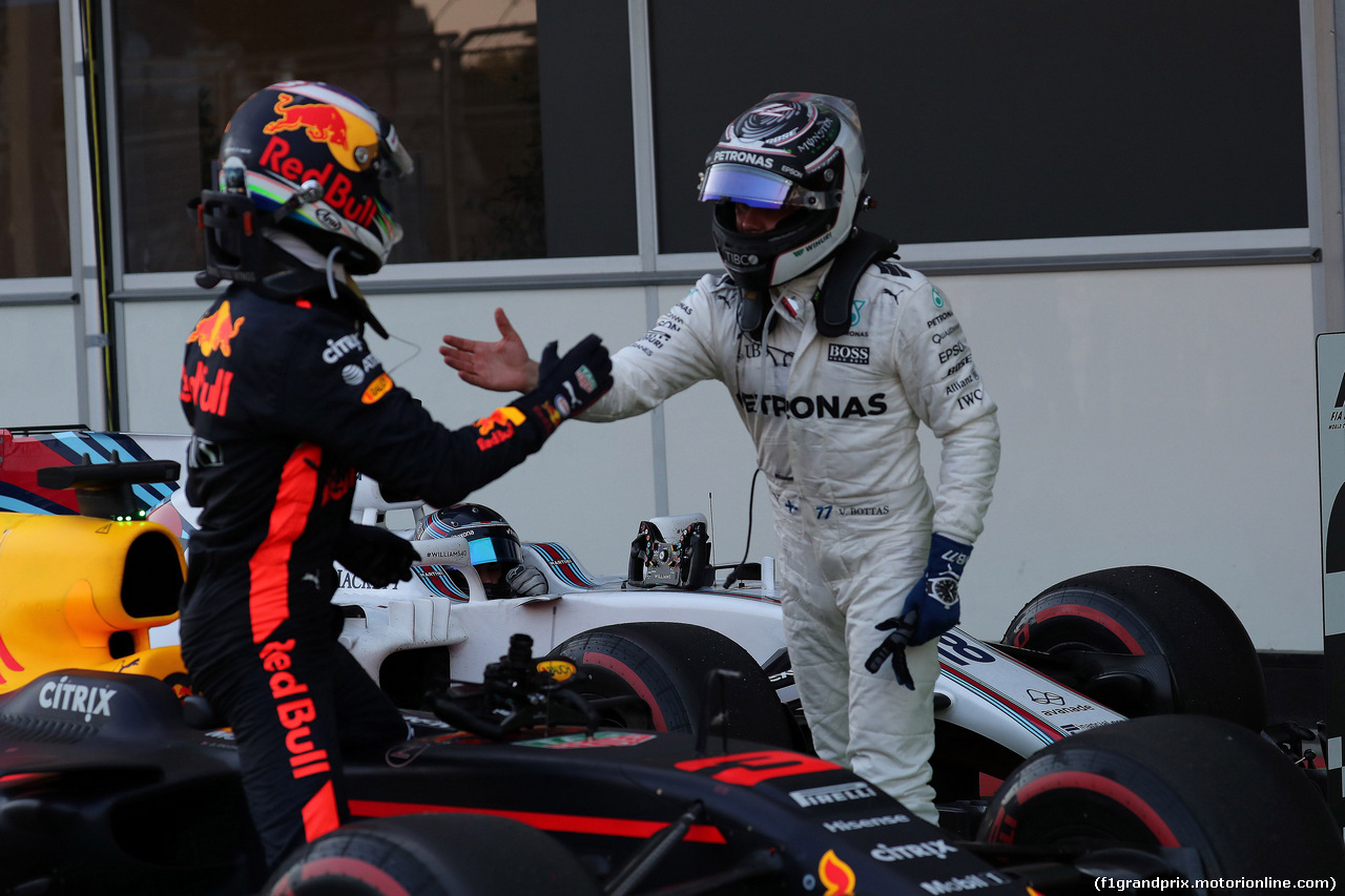 GP AZERBAIJAN, 25.06.2017 - Gara, Daniel Ricciardo (AUS) Red Bull Racing RB13 vincitore e 3rd place Lance Stroll (CDN) Williams FW40
