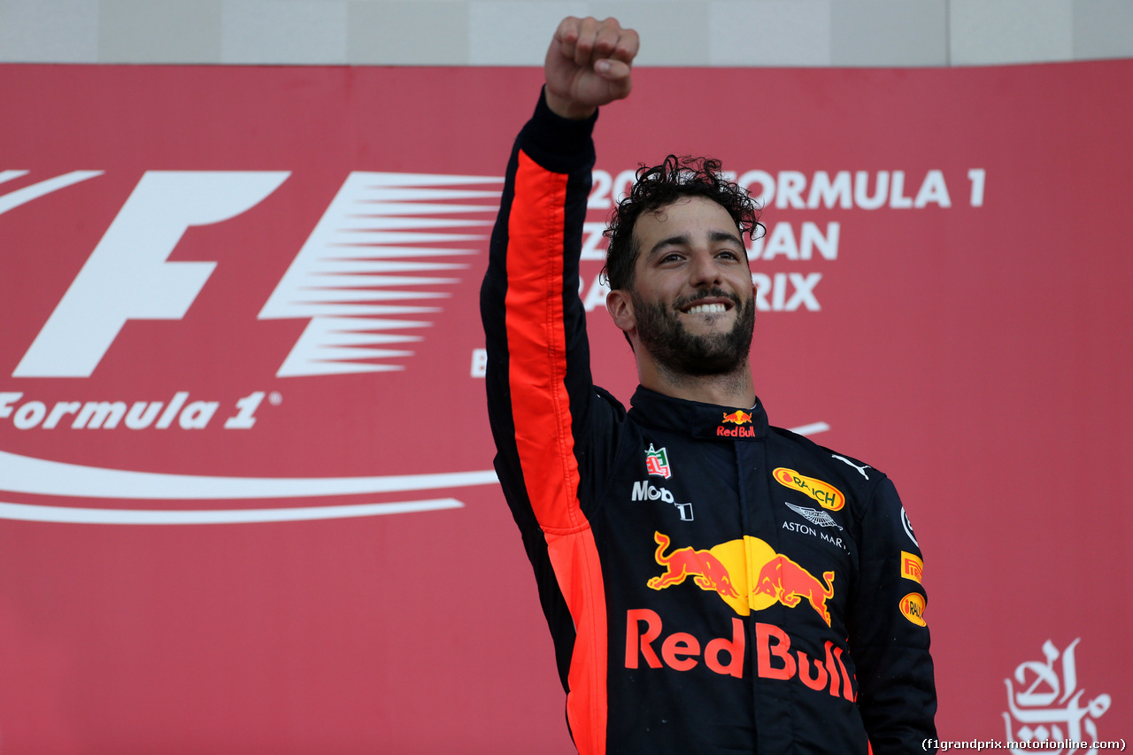 GP AZERBAIJAN, 25.06.2017 - Gara, Daniel Ricciardo (AUS) Red Bull Racing RB13 vincitore