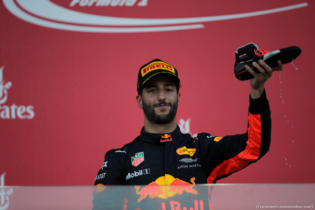 GP AZERBAIJAN, 25.06.2017 - Gara, Daniel Ricciardo (AUS) Red Bull Racing RB13 vincitore